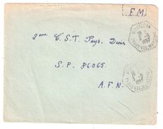 Guerre Lettre FM Agence Postale Rurale BOISREDON Charente Maritime 4.9.1957 > 2 E C S T ,SP 86065 A F N  Algérie - Algerienkrieg