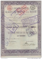 LOT DE 8 X COMPAGNIE DES GLACES DU MIDI DE LA RUSSIE 1899 - Russia