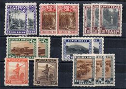 Lot De Timbres Du Congo Belge ** / * / Ob - Sonstige & Ohne Zuordnung