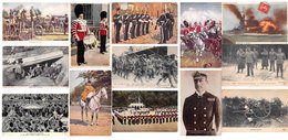 30 Cards : England Military - English Troops Sailors Scenes Of War - Coronation Of Queen - Militaria - Other & Unclassified