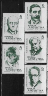 Argentina 1969 Argentine Musicians MNH - Ongebruikt