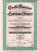 Crédit Foncier D' Extreme-Orient  - 1907 - Textiel