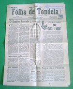 Tondela - Jornal Folha De Tondela De 6 De Janeiro De 1973. Viseu. - Magazines