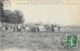 Départ Du Monoplan Blériot 211, Pilote: Lieutenant Trétarre, Mise En Marche Du Moteur (manoeuvres D'Automne) - ....-1914: Precursori