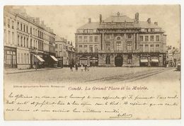 59-66 - Condé - La Grand'Place Et La Mairie - Conde Sur Escaut