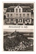 CPA BRAUBACH Gasthaus Zur Marksburg 2 Vues  Gasthaus Une Totalansicht Auberge Et Vue Générale Peu Commune - Braubach