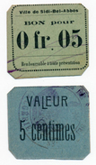 1914-1918 // ALGERIE // SIDI-BEL-ABBES // 5 Centimes - Algeria