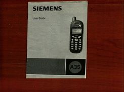 X SIEMENS A35 User Guide - Téléphonie