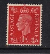 GB 1937 KGV1 1d Scarlet SG 463 Unused No Gum ( E180 ) - Unused Stamps
