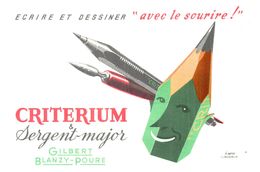 Pa C G/Buvard  Critérium Gilbert Blanzy-Poure   (Editeur J Jacquelin) (Format 21 X 13.5)  (N= 1) - Papeterie