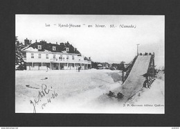 MONTMORENCY - QUÉBEC - LE KENT HOUSE EN 1906 - MAGNIFIQUE GLISSADE - PAR J.P. GARNEAU ÉDITEUR - Montmorency Falls