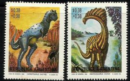 Argentina 1992 Dinosaurs Set Of 2 MNH - Ungebraucht