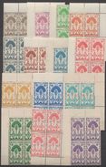 Madagascar 1941 N° 265 à 272  NMH France Libre Bloc De Quatre BDF  (F4) - Unused Stamps