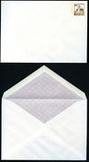 Bund PU108 A1/005b Privat-Umschlag VIOLETTBRAUNE WELLENFÖRMIGE RAUTEN ** 1977 - Enveloppes Privées - Neuves