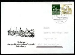 Bund PU108 B2/012b Privat-Umschlag LÜNEBURG Gebraucht 1978 - Privé Briefomslagen - Ongebruikt
