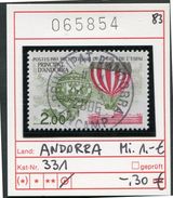 Andorra - Andorre -  Michel 331 - Oo Used Gebruik Oblit. - Oblitérés