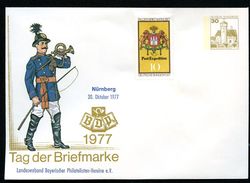 Bund PU108 C1/009 Privat-Umschlag LV BAYERN ** 1977 - Privé Briefomslagen - Ongebruikt