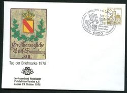 Bund PU108 C1/019b Privat-Umschlag TAG DER BRIEFMARKE LV HESSEN Sost.Limburg1978 - Sobres Privados - Usados
