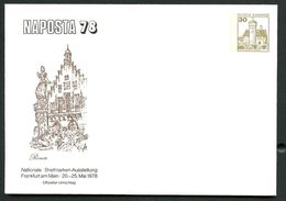 Bund PU108 D2/007 Privat-Umschlag NAPOSTA RÖMER FRANKFURT  ** 1978 - Privé Briefomslagen - Ongebruikt