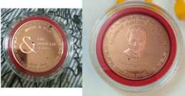 Monnaie  MALAYSIE  MALAYSIA 2010 Famous Artist Singing Actor P. Ramlee Copper Medallion Proof - Malaysie