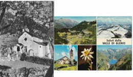 VALLE DI BLENIO TI Chiesa Lukmanierpass Bis Biasca 2 Karten - Biasca