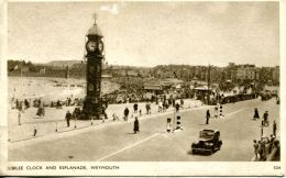 N°58914 -cpa Jubille Clock Esplanade Weymouth - Weymouth