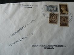 LETTER "RECAPITO AUTORIZZATO"+ FASCIST 10 C.HIGH VALUE..//..RECAPITO AUTORIZZATO + 10 C. PACCHI CON FASCIO..ALTO VALORE - Geautoriseerde Privédienst