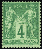 224 N° 63 4c Vert Qualité:* Cote:220  - Altri & Non Classificati