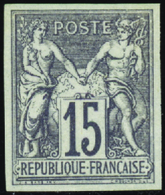 228 N° 66 15c Gris Non Dentelé Qualité:* Cote:900  - Altri & Non Classificati