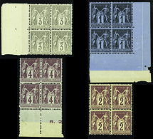 251 N° 83 /85/87/88  4 Valeurs En Bloc De 4 Qualité:** Cote:220  - Altri & Non Classificati