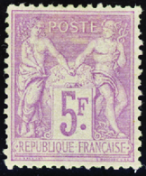 270 N° 95 A 5f Lilas-rose Sur Lilas Pâle Qualité:* Cote:950  - Altri & Non Classificati