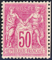 286 N° 98 50c Rose TB Centré Qualité:* Cote:275  - Altri & Non Classificati