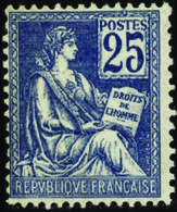 648 N° 118 25c Bleu Foncé Qualité:** Cote:560  - Non Classificati