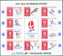 1471 N° 14 Jeux Olympiques Albertville 92 Qualité:** Cote:500  - Non Classificati