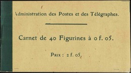 1680 N° 137 C1  5c Semeuse Vert 40 Timbres Type I Qualité:** Cote:850  - Altri & Non Classificati