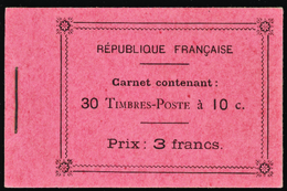 1685 N° 138 C8  10c Semeuse Rouge 30 Timbres Type II Qualité:** Cote:2700  - Altri & Non Classificati