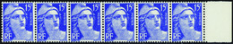 1831 N° 37 15f M. De Gandon Bande Horizontale De 6 Timbres Qualité:** Cote:3250  - Francobolli In Bobina