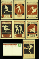 1879 N° 171 15c Pasteur Jeux Olympiques De Paris Les 8 Cartes Qualité: Cote:2200  - Altri & Non Classificati