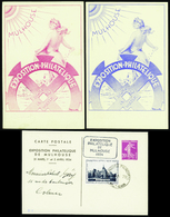 1893 N° 190 20c Semeuse Expo De Mulhouse 3 Cartes Obl De L'expo Qualité: Cote:150  - Altri & Non Classificati
