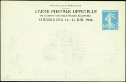 1900 N° 192 (N2) 30c Semeuse Bleu Carte Expo De Strasbourg Qualité: Cote:75  - Altri & Non Classificati