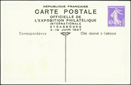 1904 N° 236 Q6  40c Semeuse Violet Expo De Strasbourg 1927 Qualité: Cote:70  - Altri & Non Classificati