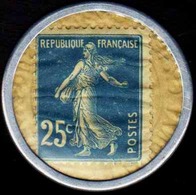 1975 N° 140 Crédit Lyonnais 25c Bleu/blanc (insc Non Visible Au Verso) Qualité: Cote:.....  - Altri & Non Classificati