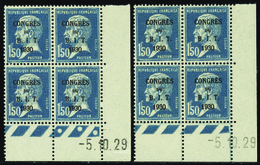 2036 N° 265 1F50 Pasteur Surchargé BIT 5.10.29 Les 2 Galvanos Qualité:** Cote:480  - Altri & Non Classificati