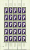 2367 N° 930 /935 Célébrités 6 Feuilles De 25 Timbres Qualité:** Cote:1500  - Fogli Completi