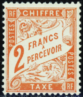 2471 N° 41 2f Rouge-orange Qualité:** Cote:750  - Altri & Non Classificati