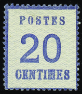 2689 N° 6 20c Bleu Qualité:* Cote:225  - Altri & Non Classificati