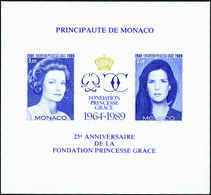 3000 N° 48 A Fondation Princesse Grace Bloc Non Dentelé Qualité:** Cote:465  - Altri & Non Classificati