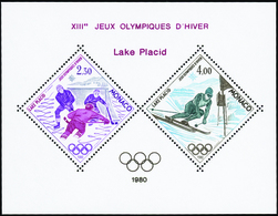 3010 N° 12 Jeux Olympiques De Lake Placid 1980 Qualité:** Cote:385  - Altri & Non Classificati