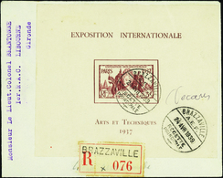 3146 N° 1 Expo Int. Paris 1937 Sur Lettre Recommandée Qualité:OBL Cote:135  - Altri & Non Classificati