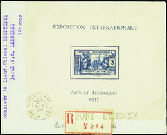 3584 N° 1 Expo Int. Paris 1937 Sur Lettre Recommandée Qualité:OBL Cote:150  - Altri & Non Classificati